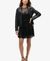 VOLUME TIERED MESH MINI DRESS
