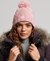 CABLE KNIT BOBBLE BEANIE