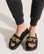 SATIN FLATFORM SLIDERS