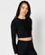 CROPPED RASH TOP