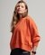 ORGANIC COTTON FLEX BATWING CREW SWEATSHIRT