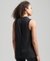 ORGANIC COTTON TRAIN LONGLINE MOCK NECK TANK TOP