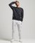 UNISEX CORE LOGO ALL OVER PRINT CREW SWEATSHIRT