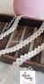 Triangular Off White  Crotchet Trim