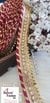 Designer Magenta Gota Patti Trim