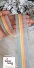 Sky Blue & Neon Colors Mix Decorative Trim