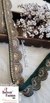 Emerald Green Embroidered Trim