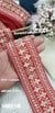 Red Floral Zari Embroidery Lace