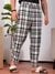 Men Black Loose Fit Striped Cotton Joggers