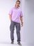 Men Grey Relaxed Fit Convertible Solid Cargos