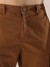 Men Coffee Brown Relaxed Fit Convertible Solid Cargos