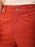 Men Orange Relaxed Fit Solid Cargos