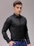 Men Black Slim Fit Solid Formal Shirt