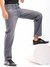 Men Grey Straight Fit Solid Mid Rise Jeans
