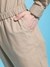 Men Khaki Relaxed Fit Solid Jumpsuit