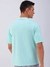 Men Green Boxy Oversized Graphic Back Print T-Shirt