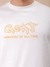 Men White Oversized Boxy Fit Graphic Back Print T-Shirt