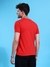 Men Black Regular Fit Placement Print Tshirt