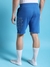Men Blue Regular Fit Placement Print Shorts