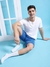 Men Blue Regular Fit Placement Print Shorts