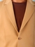 Men Brown Comfort Straight Fit Solid Blazer