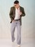 Men Olive Comfort Straight Fit Solid Blazer