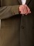Men Olive Comfort Straight Fit Solid Blazer