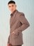 Men Grey Comfort Straight Fit Solid Blazer