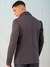 Men Grey Comfort Straight Fit Solid Blazer