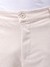 Men White Baggy Fit Textured Streetwear Cargo