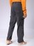 Men Grey Baggy Fit Textured Streetwear Cargo
