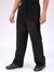 Men Black Relaxed Fit Solid Joggers