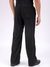 Men Black Relaxed Fit Solid Joggers