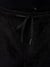 Men Black Relaxed Fit Solid Joggers