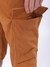 Brown Loose Textured Utility Cargo Shorts