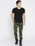 Olive Slim fit Camouflage Cargo
