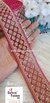Gemstone Garden Pink Embroidered Trim