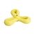 Ezra Play Triangle Dart - Yellow Rubber Toy