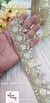 Lemon Mirror Bloom Single-Cut Gota Lace