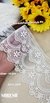 Ivory Blossom Imported Floral Net Lace – Design No. SFH-300 (Cream)