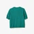 Woman Green Short Sleeve Sweater In Pure Merino Wool