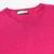 Woman Fuchsia Short Sleeve Sweater In Pure Merino Wool