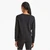 Woman Black V-Neck Sweater In Pure Merino Wool