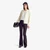 Woman Cream Crew Neck Cardigan In Pure Merino Wool