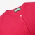 Woman Fuchsia Crew Neck Cardigan In Pure Merino Wool