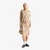 Woman Beige Crew Neck Cardigan In Pure Merino Wool