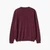 Man Plum Crew Neck Sweater In Pure Merino Wool