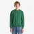 Man Marl Green Crew Neck Sweater In Pure Merino Wool