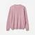 Man Marl Pink Crew Neck Sweater In Pure Merino Wool