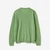 Man Light Marl Green V-Neck Sweater In Pure Merino Wool